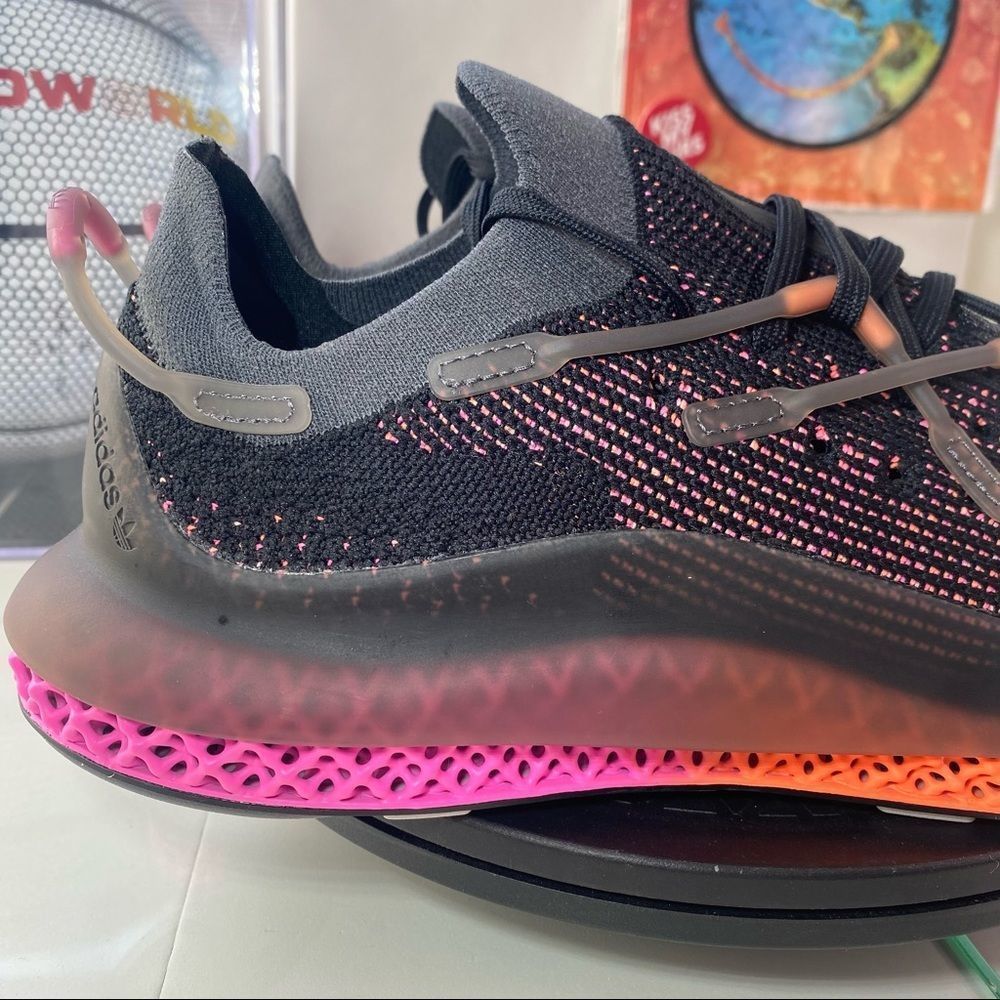 🆕 Adidas 4D Fusio 'Black Orange Pink'  - Mens Sizes - Picture 2 of 15